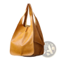 Leather Tote Bag Large Capacity Soft Slouchy Shoulder Bag