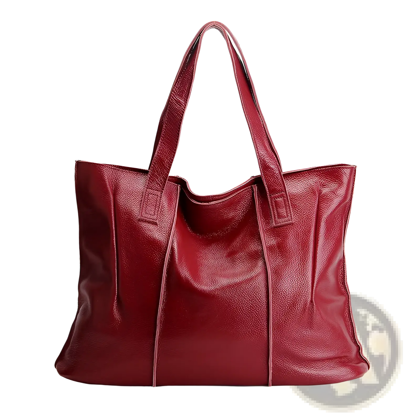 Leather Tote Bag Pebbled Cowhide Shoulder Handbag