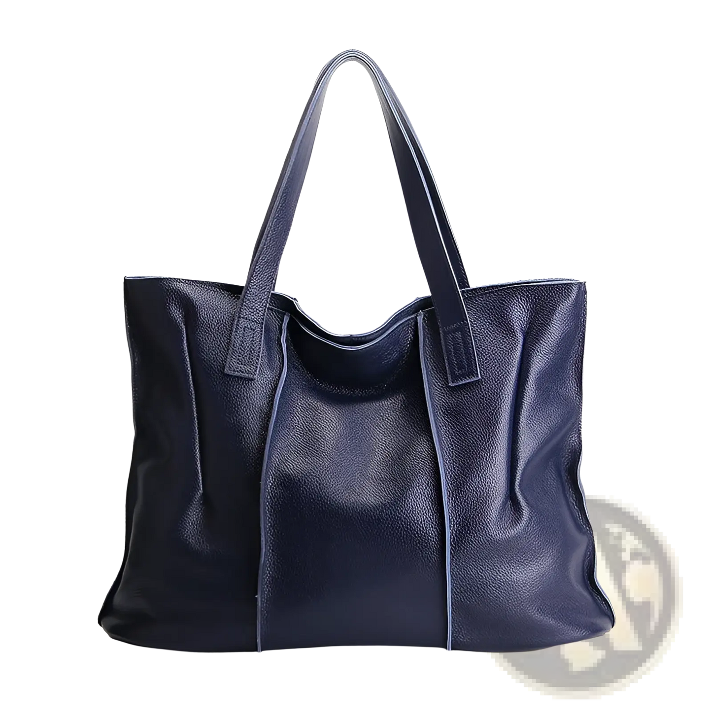 Leather Tote Bag Pebbled Cowhide Shoulder Handbag