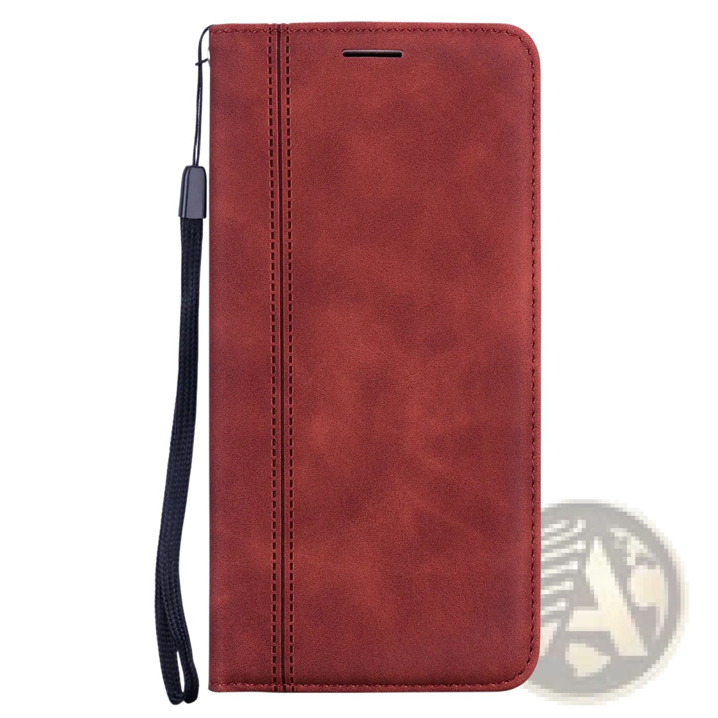 Leather Wallet Phone Case with Magnetic Card Slot