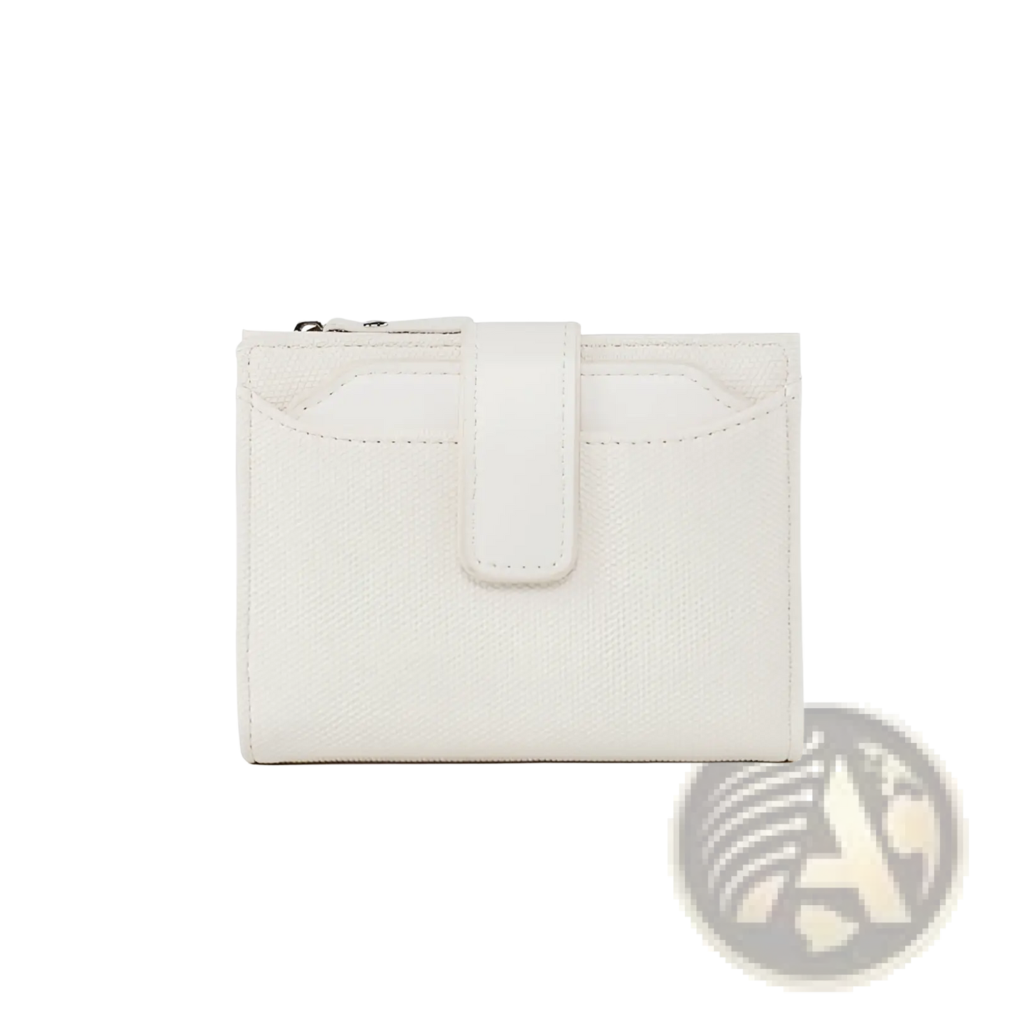 Leather Wallet Women's Short Woven Textured Purse