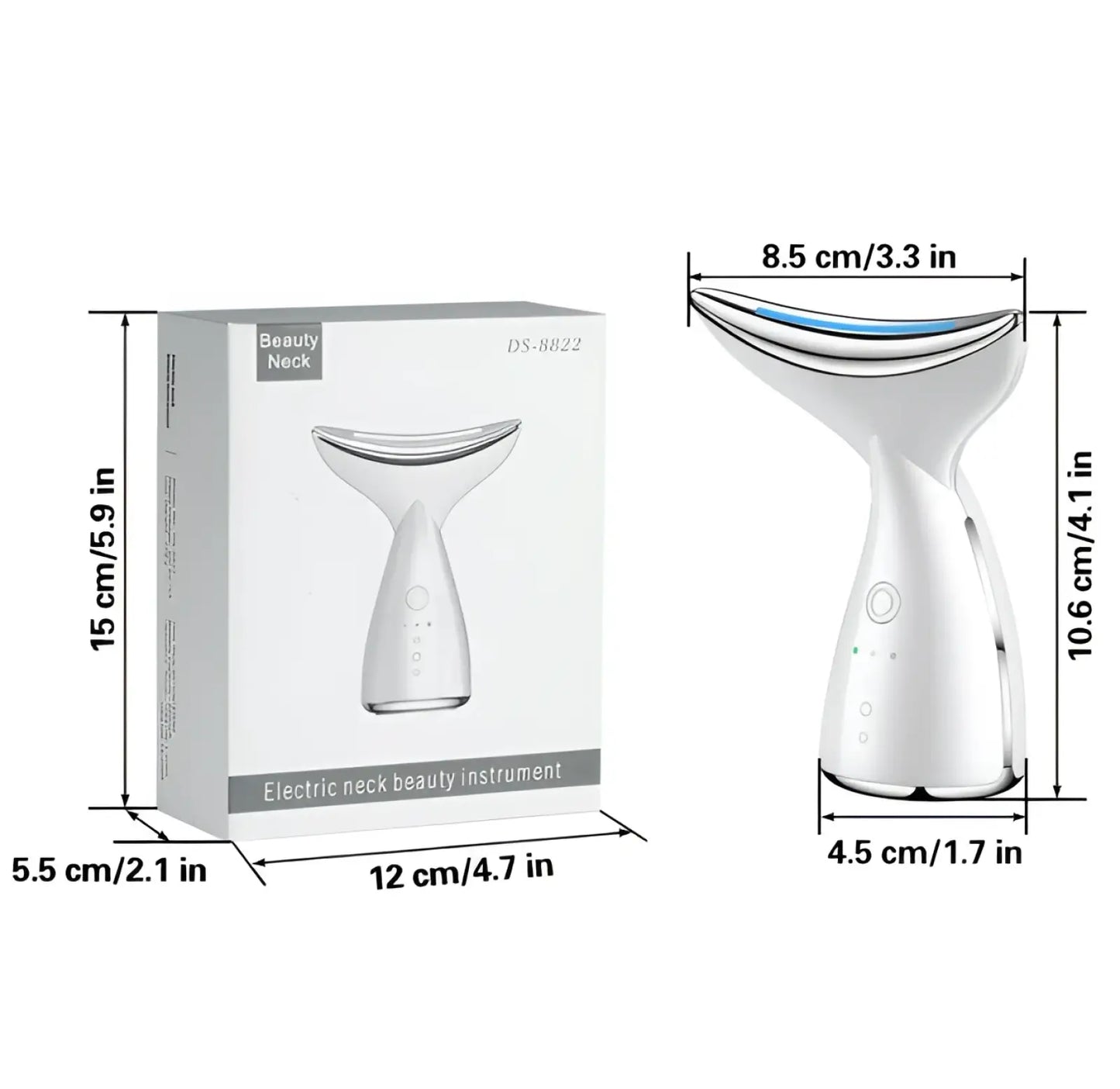 Led Face and Neck Tightening Massager for Wrinkle Removal