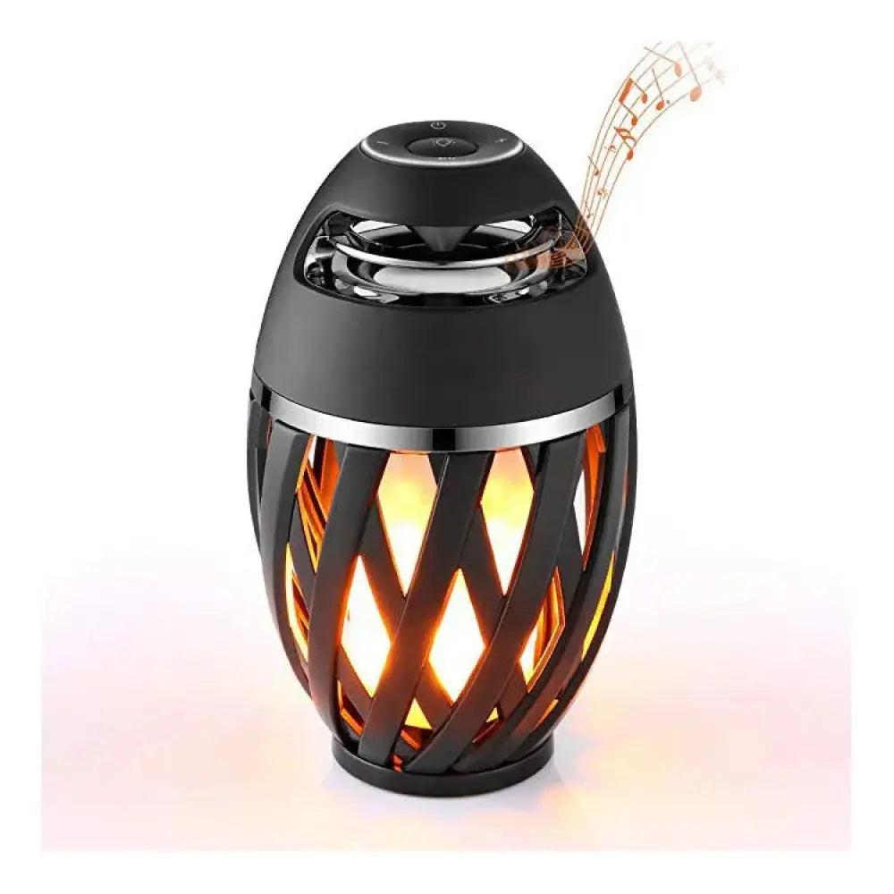 Arbaglobal Led Flame Bluetooth Speaker with Lattice Design