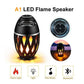 Arbaglobal Led Flame Bluetooth Speaker with Lattice Design
