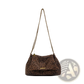 Leopard Print Crossbody Bag with Gold Chain Strap