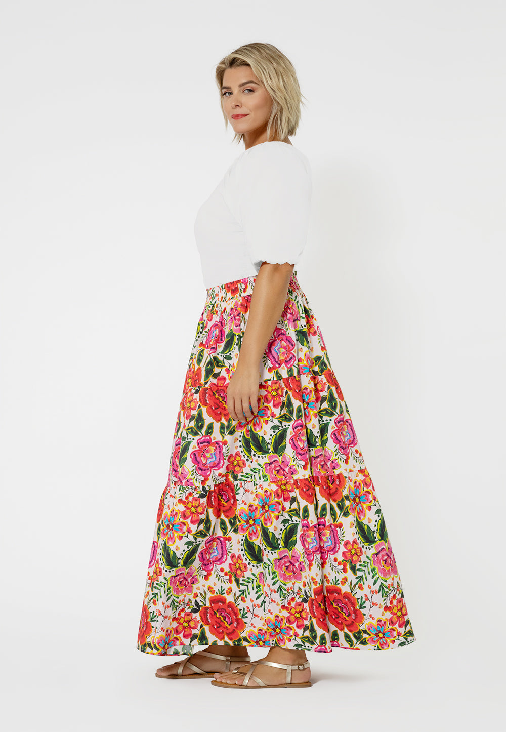 Leota Women's Maxi Evelyn Skirt Red