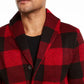 Levi's Men's Trouss Regular-Fit Buffalo Plaid Cardigan Red Size Small