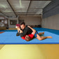 BalanceFrom Fitness 120 x 48" All Purpose Folding Gymnastics Exercise Mat, Blue