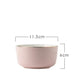 Luxury Pink and Gold Script Ceramic Couple Dinnerware Set