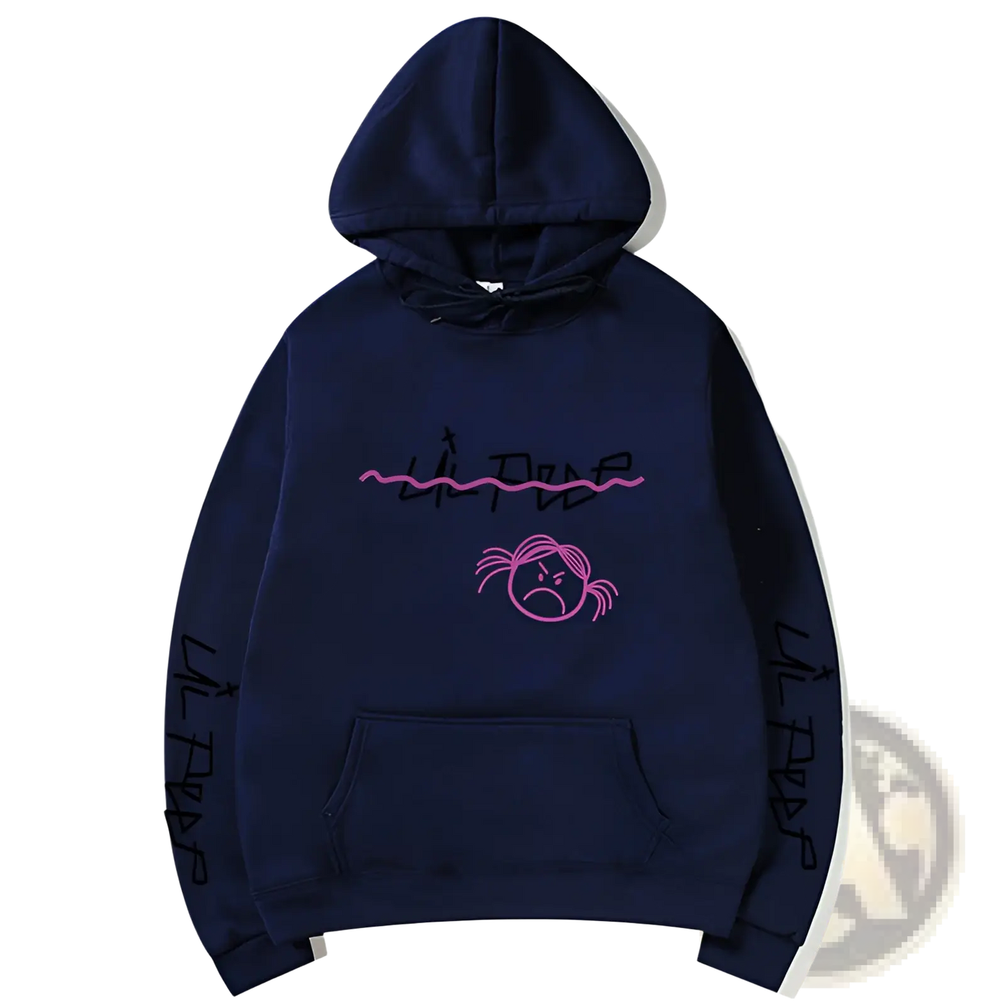 Lil Peep Graphic Print Pullover Hooded Sweatshirt