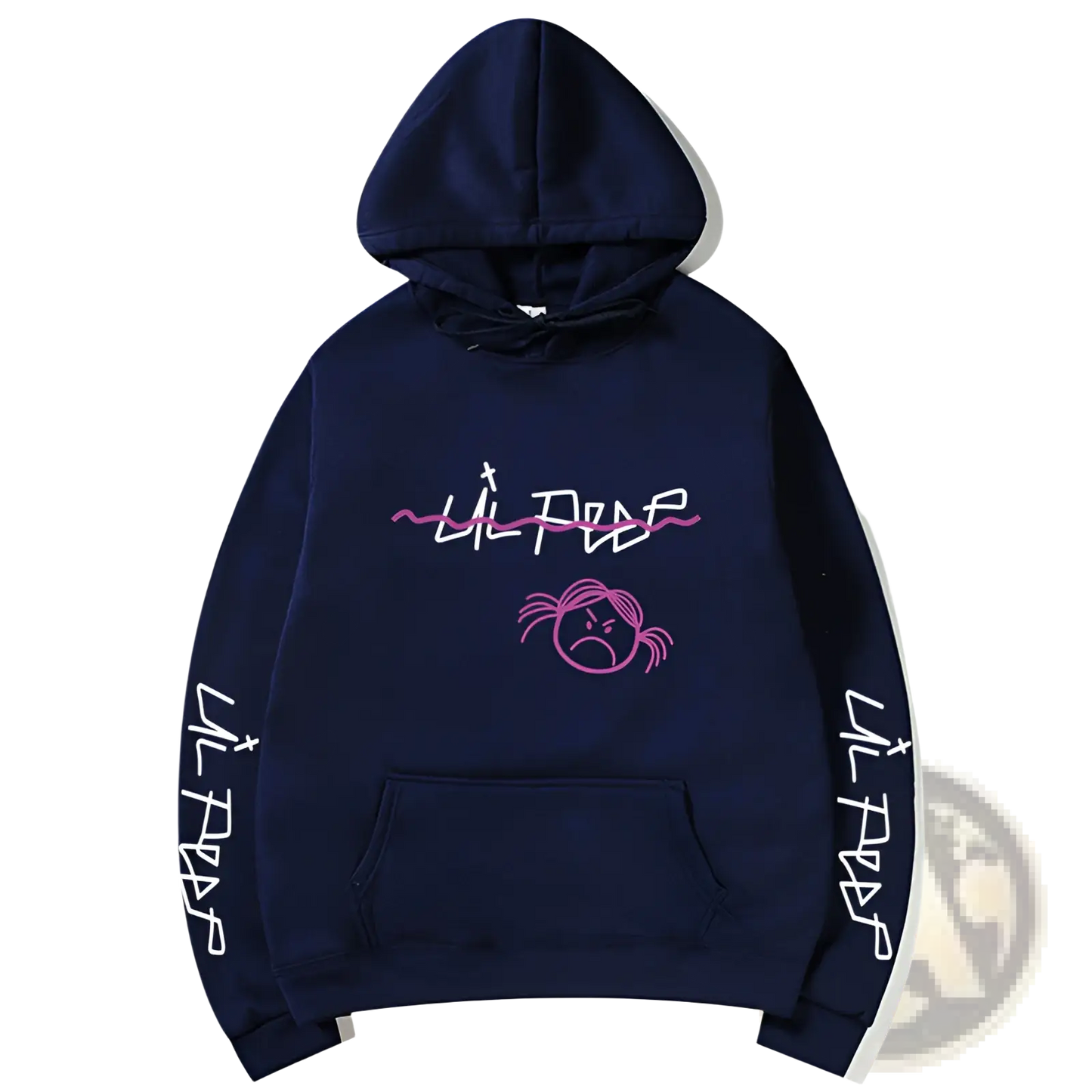 Lil Peep Graphic Print Pullover Hooded Sweatshirt