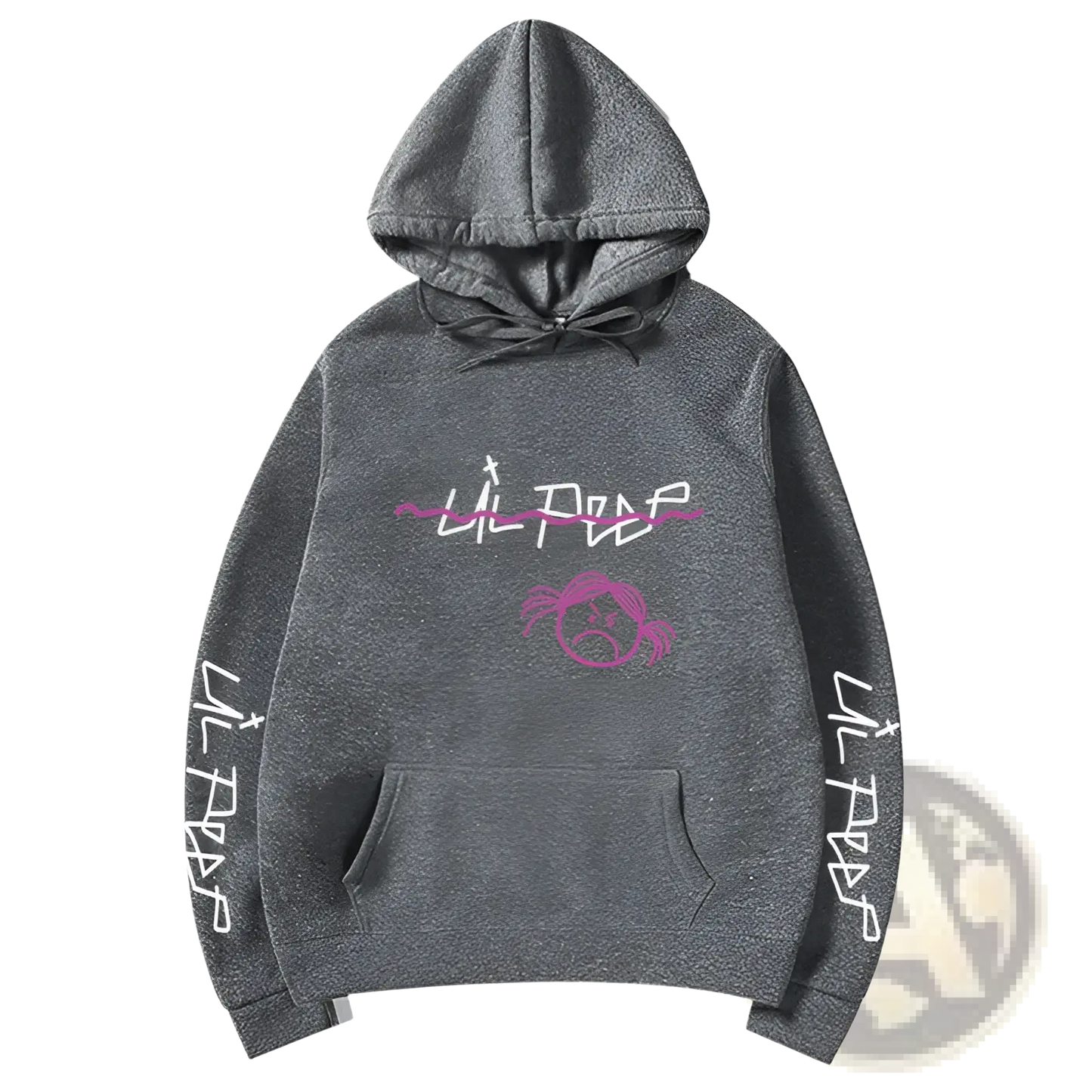 Lil Peep Graphic Print Pullover Hooded Sweatshirt