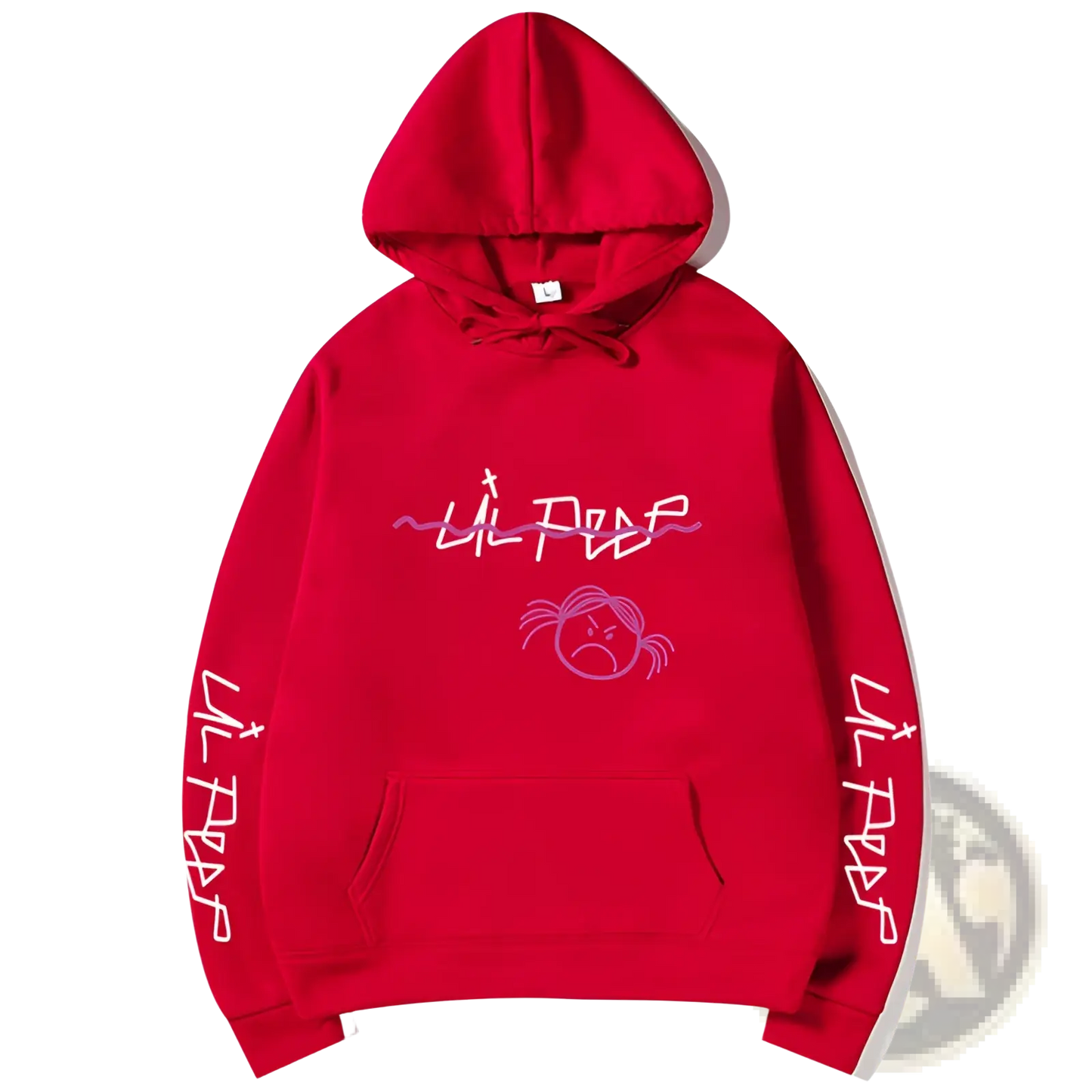 Lil Peep Graphic Print Pullover Hooded Sweatshirt
