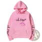 Lil Peep Graphic Print Pullover Hooded Sweatshirt