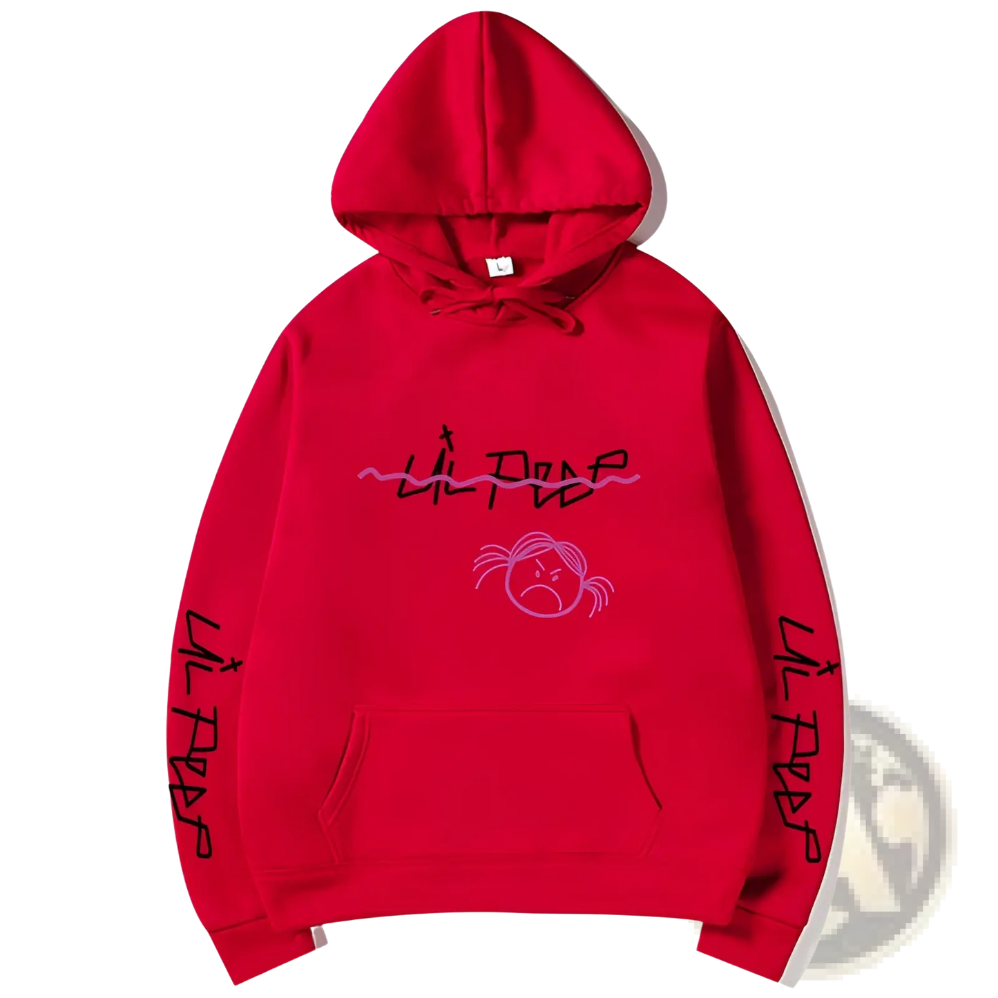 Lil Peep Graphic Print Pullover Hooded Sweatshirt