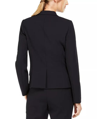 Calvin Klein Women's Single-Button Blazer Navy Size 4