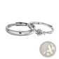 Love at First Sight Diamond Sterling Silver Couple Rings