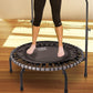 JumpSport 350i 39" Fitness Trampoline and Handle Bar with 30 Adjustable Bungees