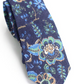 Bar III Men's Turner Floral Skinny Neck Tie Navy One SIze