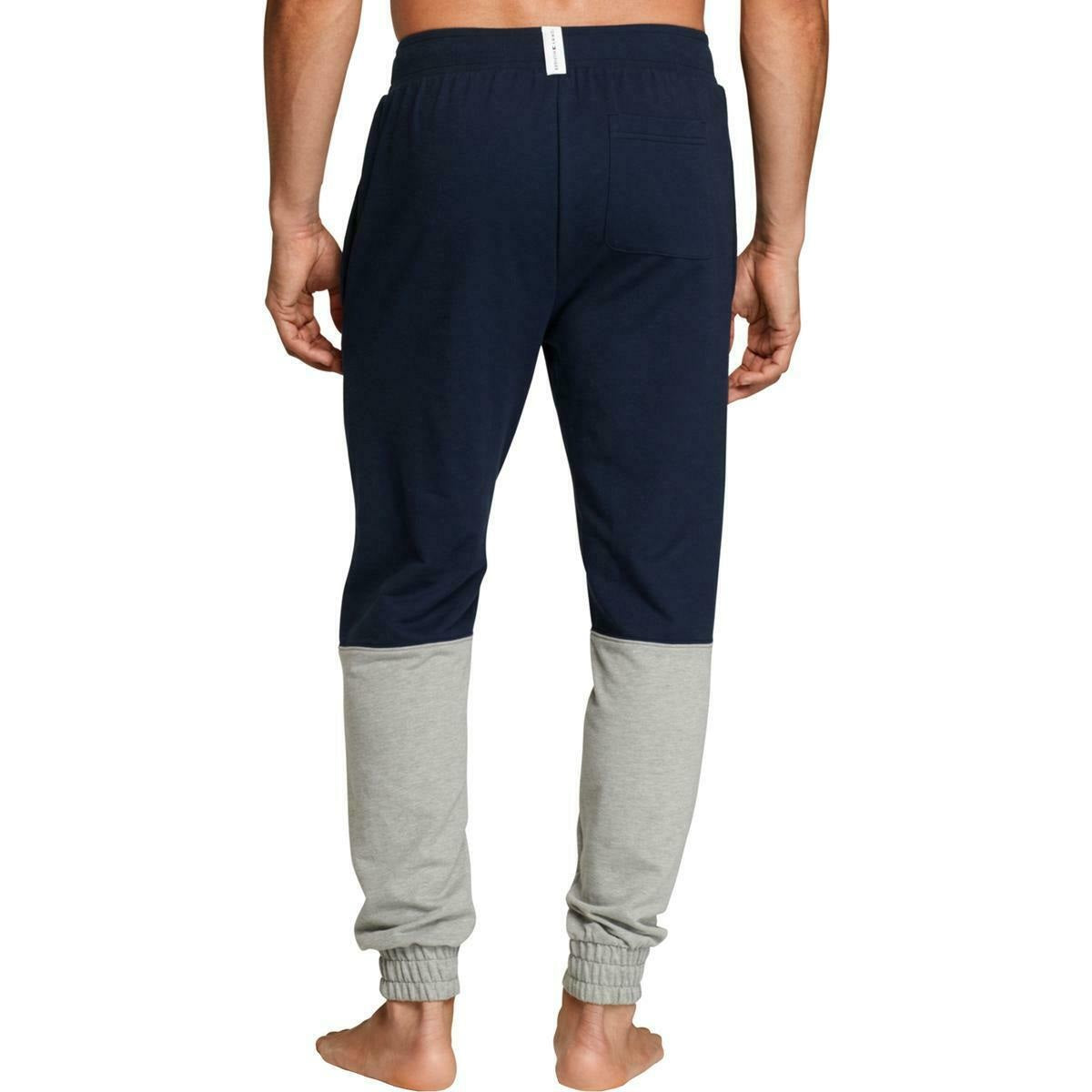 Tommy Hilfiger Men's Color Block Logo Joggers Navy Size Extra Large