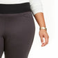Style & Co Women's PlusWide-Waistband Ponté-Knit Leggings