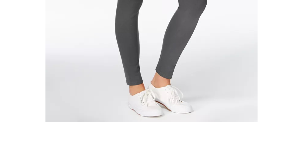 Maison Jules Women's Basic Mid-Rise Leggings Black Size X-Small