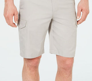 Attack Life By Greg Norman Men's 10" Cargo Shorts Gray Size 32