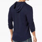 INC International Concepts Men's Hooded T-Shirt Blue Size Small