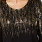 JM Collection Women's Plus Printed Top Yellow Size 2X