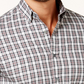 Club Room Mens Tartan Button Up Shirt Gray Size 2 Extra Large