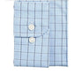 Club Room Men's Classic/Regular Fit Performance Windowpane Dress Shirt Navy Size 34X35