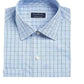 Club Room Men's Classic/Regular Fit Performance Windowpane Dress Shirt Navy Size 34X35