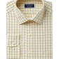 Club Room Men's Classic/Regular Fit Performance Windowpane Shirt Navy Size 32X33