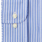 Club Room Men's Performance Wrinkle-Resistant Striped Dress Shirt Blue Size 16.5x32-33