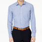 Club Room Men's Classic/Regular Fit Stripe Dress Shirt Navy Size 32-33