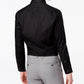 Bar III Men's Slim-Fit Stretch Dress Shirt Black Size 14-32-33