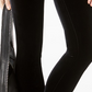 INC International Concepts Women's Velvet Skinny Pants Black Size 8