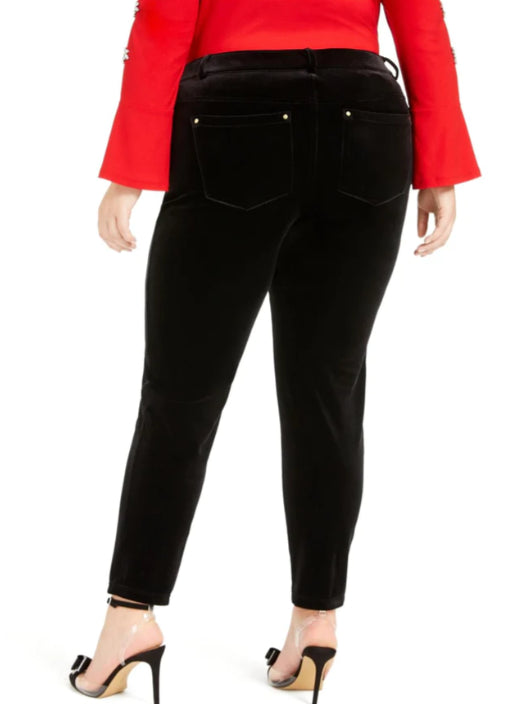 INC International Concepts Women's Plus Velvet Skinny Pants 18W