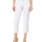 Style & Co Women's Petite Curvy-Fit Capri Jeans White Size 12