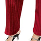 Alfani Women's Pull-On Velvet Wide-Leg Pants Red Size 2 Extra Large