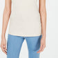 Maison Jules Women's Adjustable Camisole Beige Size Small