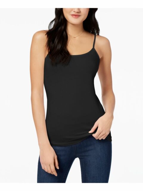 Maison Jules Women's Adjustable Camisole Black Size XX-Large