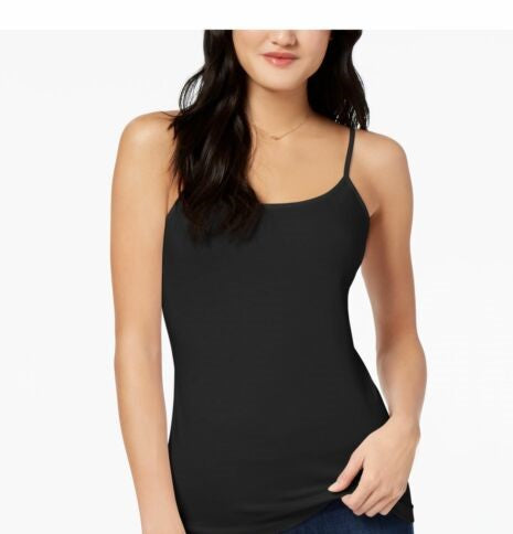 Maison Jules Women's Adjustable Camisole Black Size XX-Large