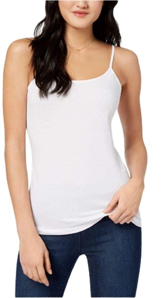 Maison Jules Women's Adjustable Camisole White Size Extra Large