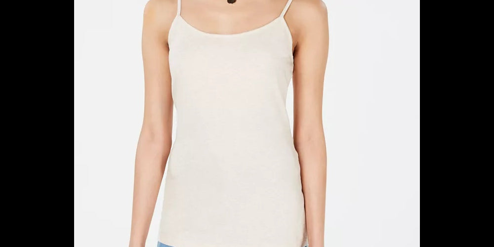 Maison Jules Women's Adjustable Camisole White Size Extra Small