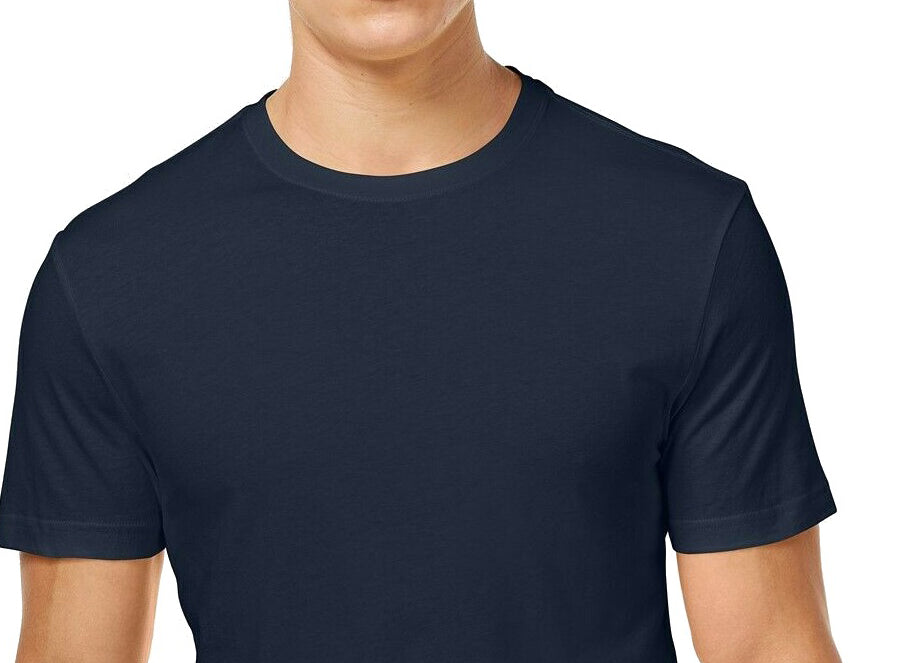 Club Room Men's Performance Crew Neck T-Shirt Dark Blue Size X-Large