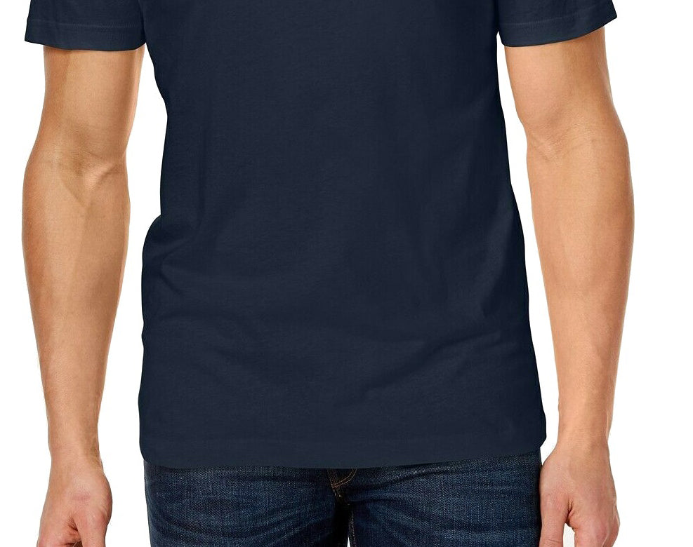 Club Room Men's Performance Crew Neck T-Shirt Dark Blue Size X-Large