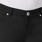 Style & Co Women's Cuffed Denim Skimmer Shorts Black Size 18