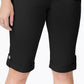Style & Co Women's Cuffed Denim Skimmer Shorts Black Size 6