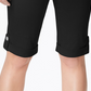 Style & Co Women's Cuffed Denim Skimmer Shorts Black Size 14